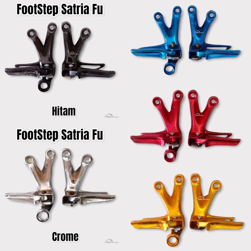 Foot Step Belakang Satria Fu 150 Step Gantung Fu 150 Variasi Warna Merah ,Gold ,Hitam ,Biru ,Chrome