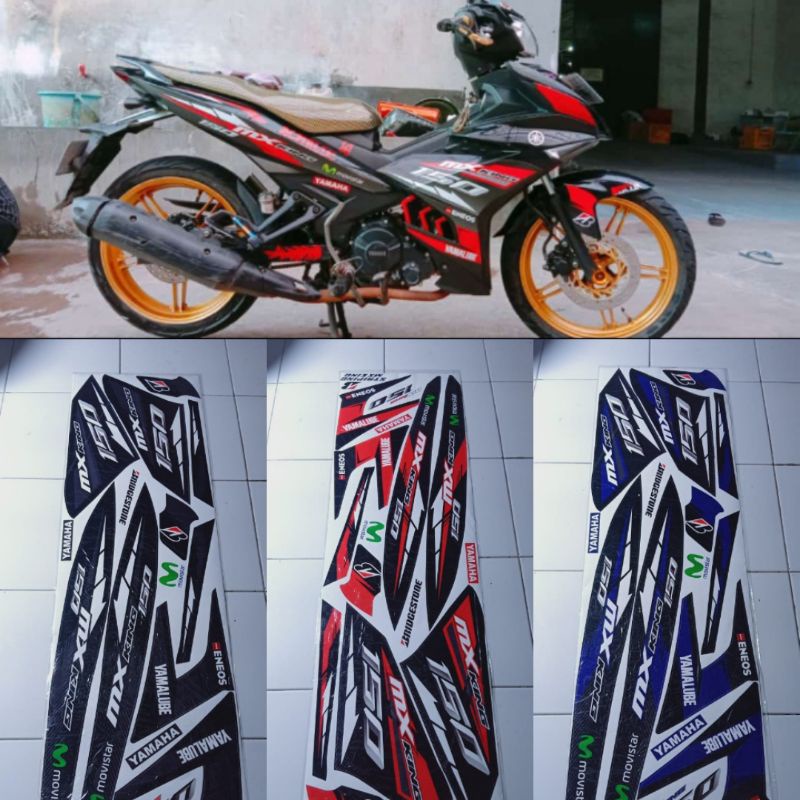 Striping variasi mx king l sticker lis striping variasi mx king