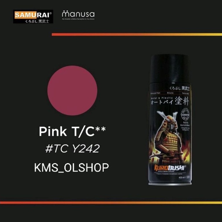 Pylox Samurai #TC Y242** Pink T/C/Samurai Paint #TC Y242** Pink T/C