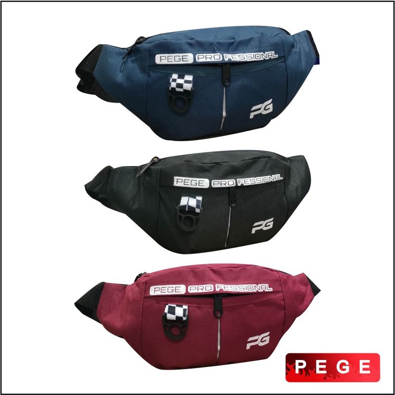 Tas Selempang Waistbag Keren Selempang Bahu Pria Kasual Terbaru PEGE - PG 8903