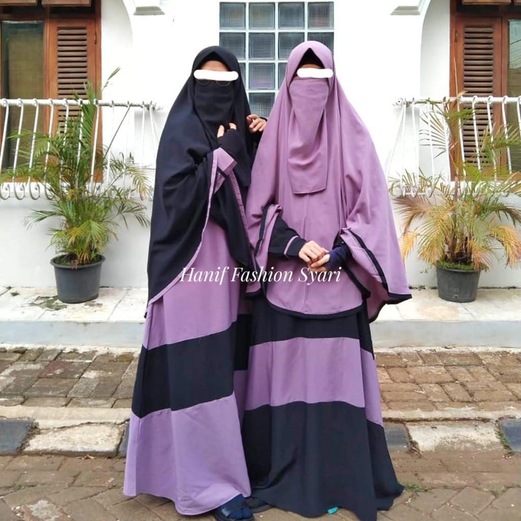 GAMIS POLOS KOMBINASI GAMIS SYARI GAMIS TERBARU GAMIS MURAH GAMIS WANITA DEWASA GRIYA HANIF