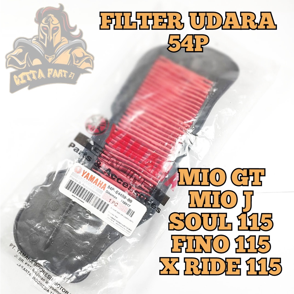 FILTER UDARA SARINGAN UDARA YAMAHA 54P KUALITAS ASLI ORIGINAL YAMAHA YGP AWET DAN DIJAMIN MANTAP / FILTER UDARA MIO GT / FILTER UDARA MIO J / FILTER UDARA SOUL 115 / FILTER UDARA FINO 115 / FILTER UDARA XRIDE 115 / SARINGAN UDARA MIO GT / SARINGAN UDARA