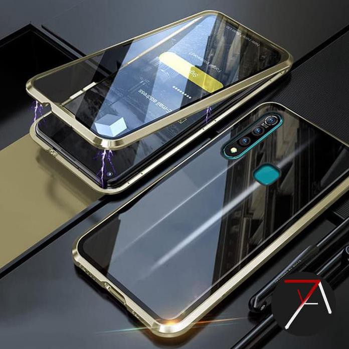 PUTRI VIVO Z1PRO Z1 PRO MAGNETIC CASE METAL GLASS BACK COVER CASING 2 IN 1