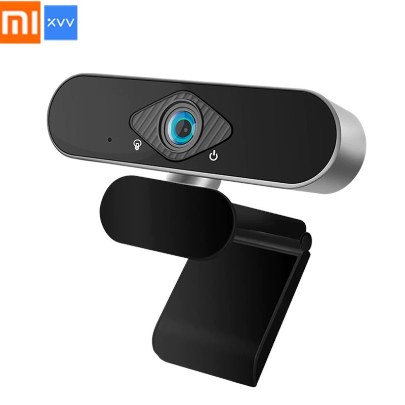 Webcam Video HD Conference 1080p 30fps with Microphone - Black