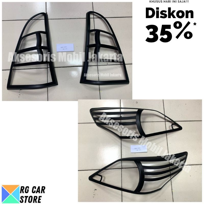 GARNISH LAMPU GRAND INNOVA 2012-2015 HITAM DOFF