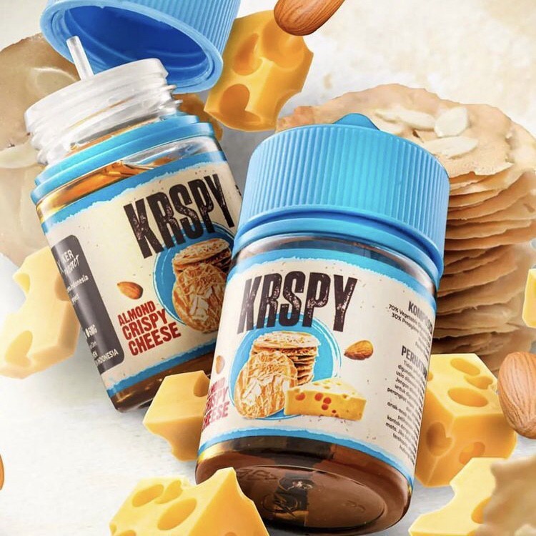 KRSPY ALMOND CHEESE LIQUID AUTHRNTIC 60ML