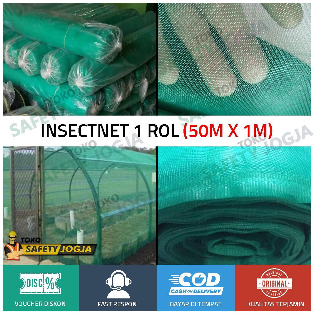 Jaring INSECT SCREEN NET GREEN HIJAU JARING HIJAU WARING HIJAU 1 ROLL