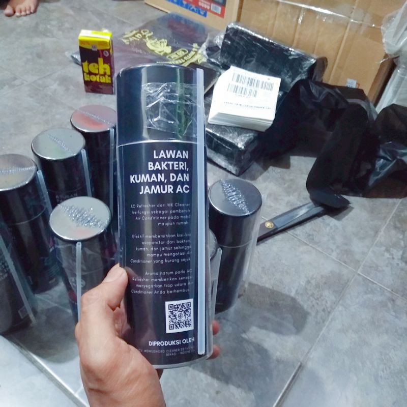 Pembersih ac mobil / penghilang bau apek / ac refresher mobil ukuran 400ml