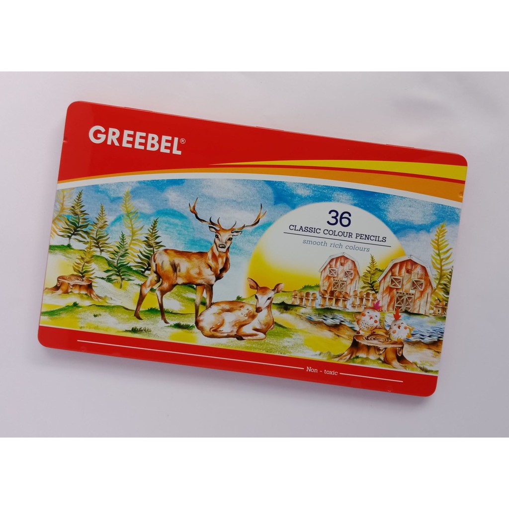 

Pensil Warna Greebel Tin 36 Classic Panjang