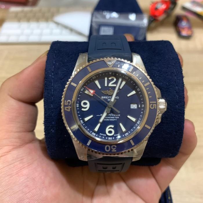 Jam Tangan Breitling Superocean Blue Rubber