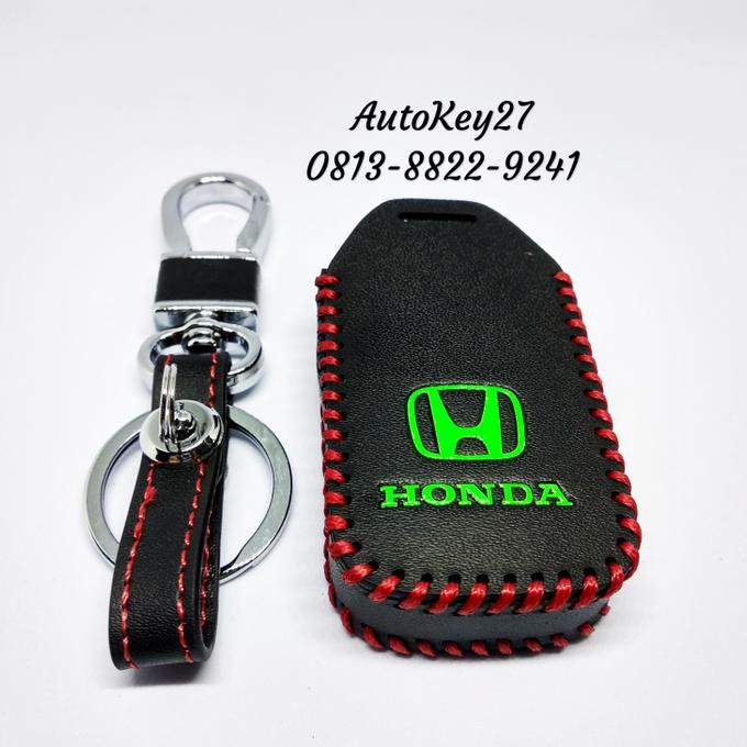 SARUNG COVER CASE KUNCI HONDA HRV KULIT - RUMAH SARAN REMOTE KUNCI MOBIL HONDA ALL NEW JAZZ HRV CRV