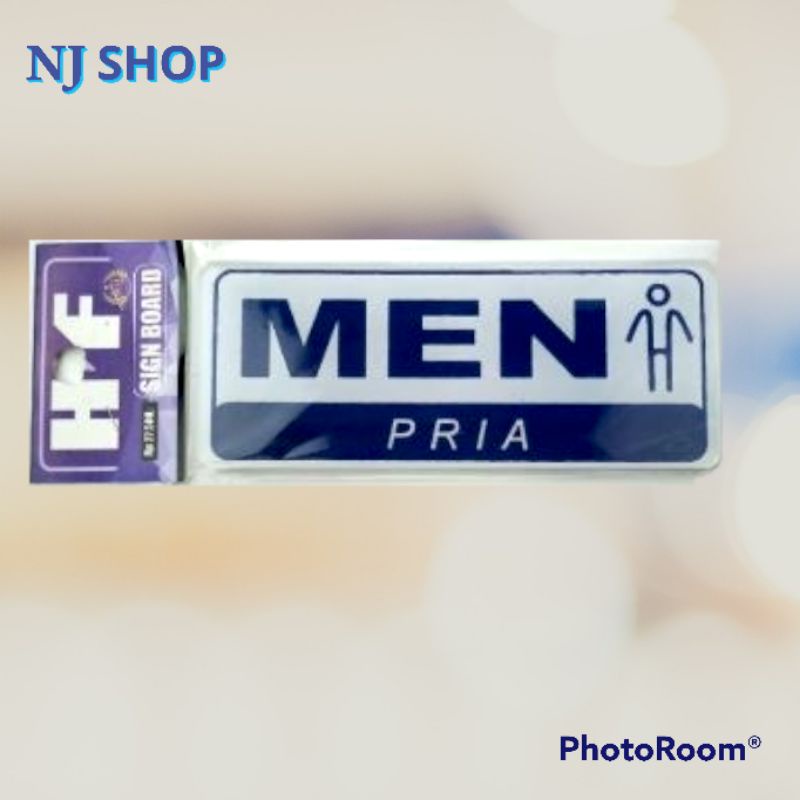

[Sign Board] - "MEN" BAHAN AKRILIK
