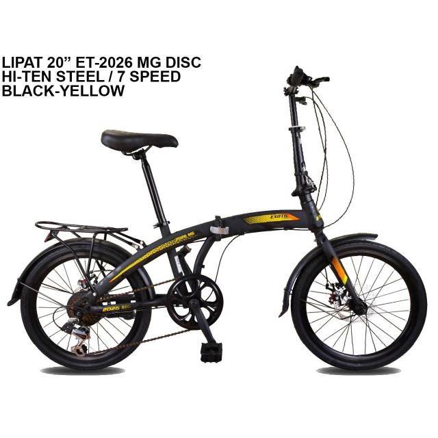 Sepeda lipat Exotic 20 inch ET 2026 MT 7 speed