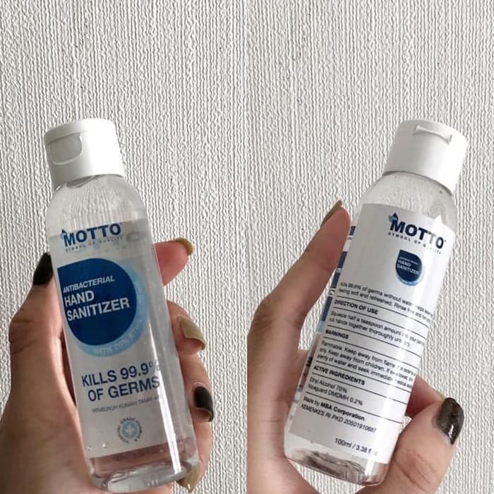 Motto Hand Sanitizer Antiseptik Gel 100ml Gel Antiseptic