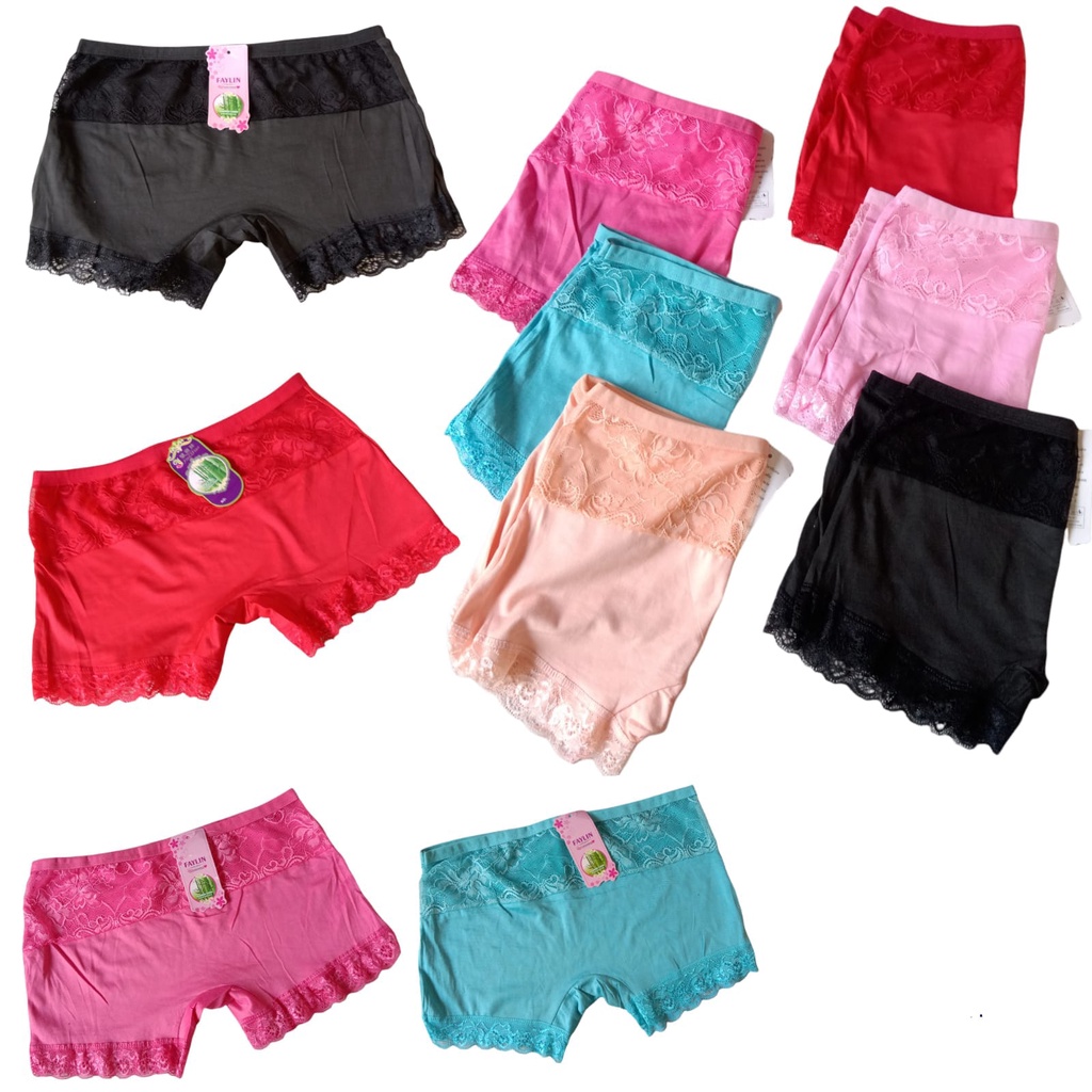 Short Pants Renda/Celana pendek renda/leging pendek renda/pakaian dalam wanita/celana pendek Ready Satuan Dan 3PCS /RANDOM