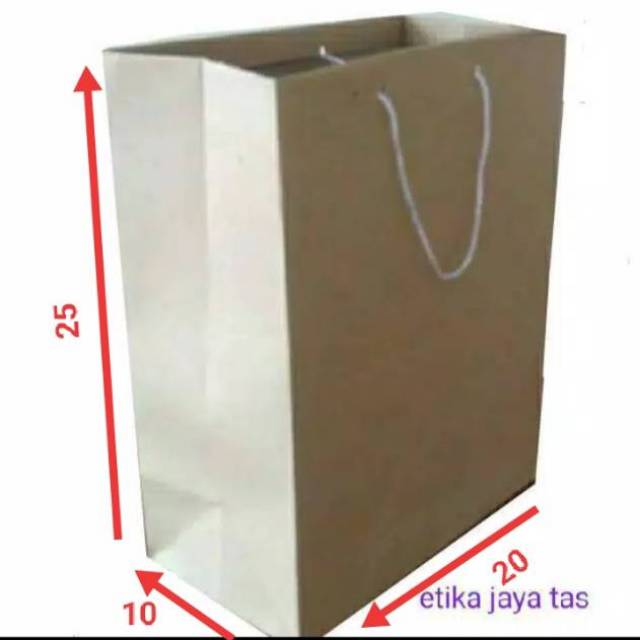 

Paper bag/ tas kertas (20x10x25)(0112)