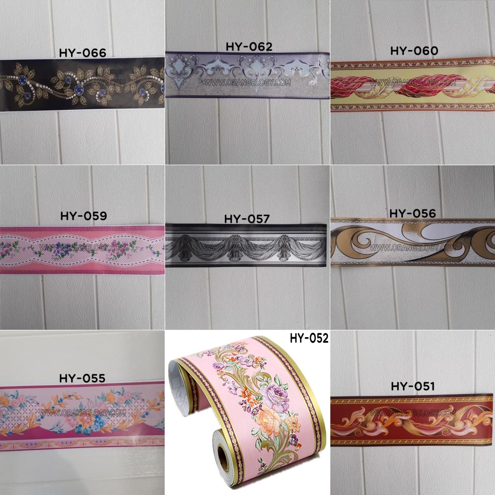 [BISA COD] WALLPAPER BORDER LIST  Borderlist Premium Ukuran 10cm x 10m Termurah