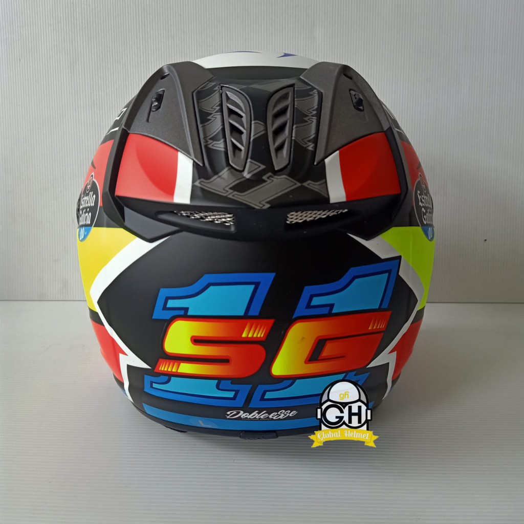 HELM NHK HALF FACE R6 GP EDITION SERGIO BLACK DOFF