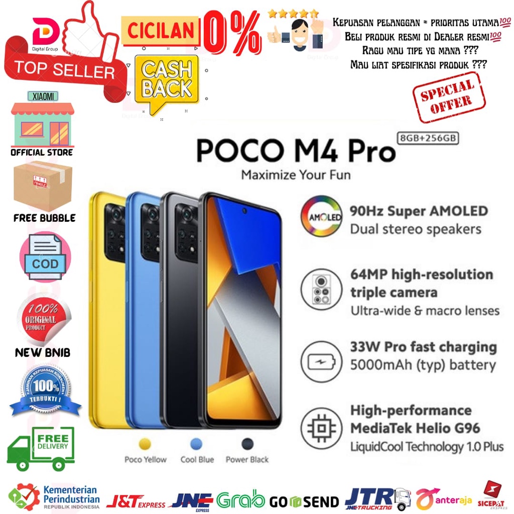 Jual XIAOMI POCO M4 PRO 8/256 GB Indonesia|Shopee Indonesia