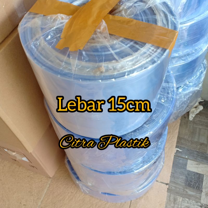 Plastik Shrink lebar 15cm roll besar