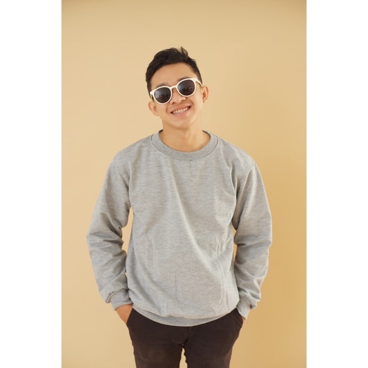 Basic Sweater Light Grey