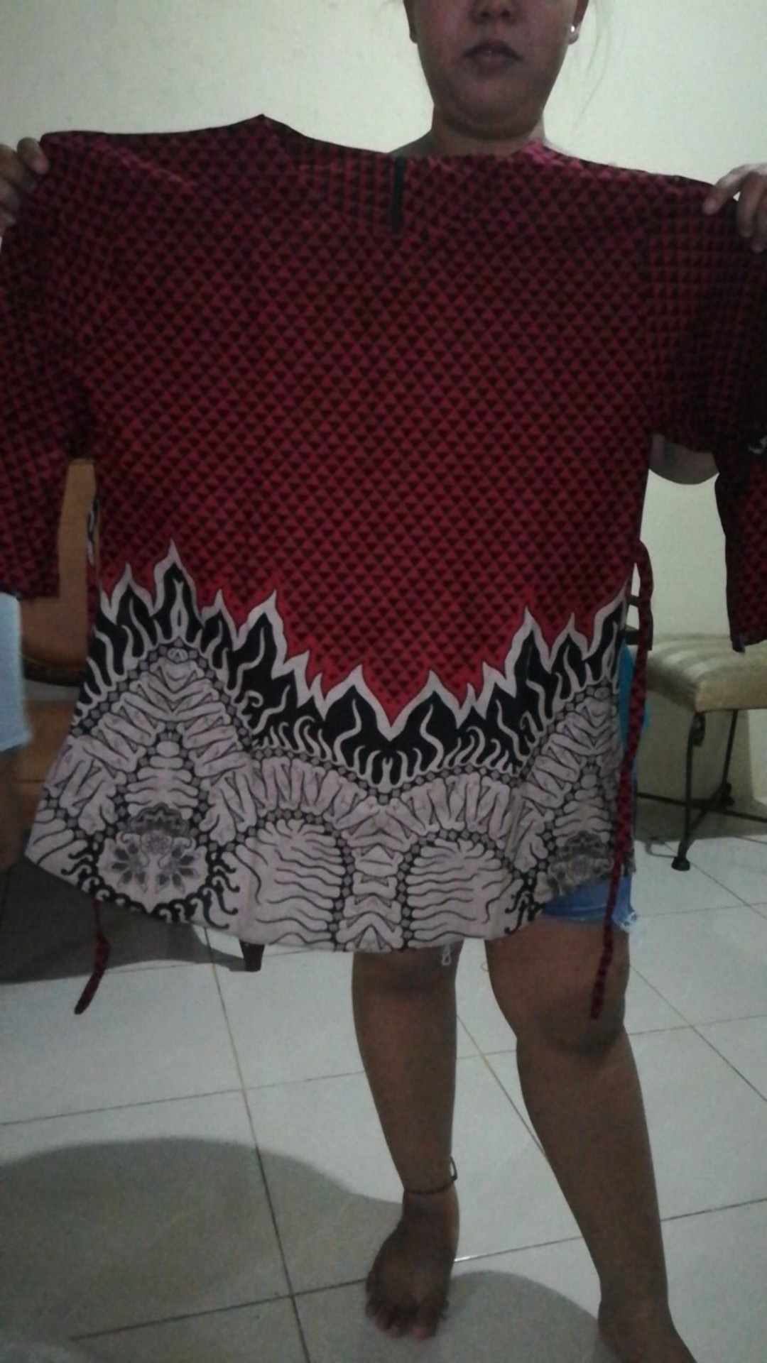 Atasan Batik Dolby Dolbi Dobby Doby Tenun Sutra Tulis Halus Katun Atbm Baron ,sarombit