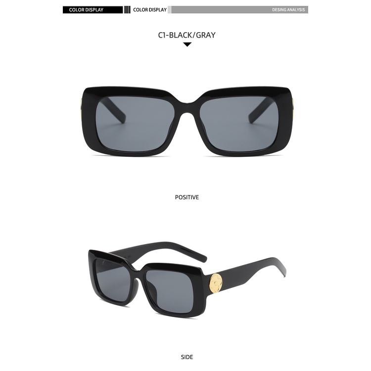 2021 European and American ins new fashion retro small frame sunglasses