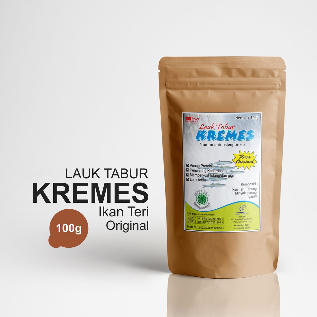 

Kremez Ikan Teri 100g - LAUK TABUR PAKET RESELLER