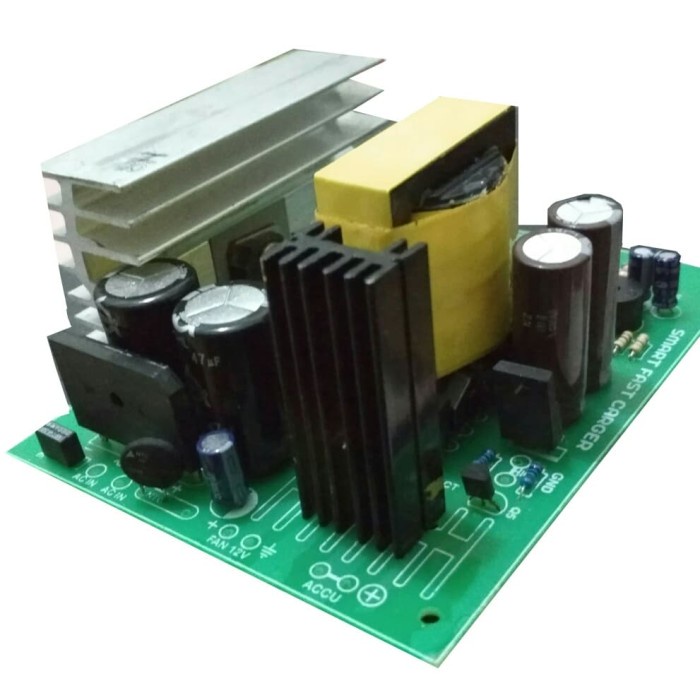 Charger accu Cas aki otomatis Smart Fast Charger automatic 12v - 24v