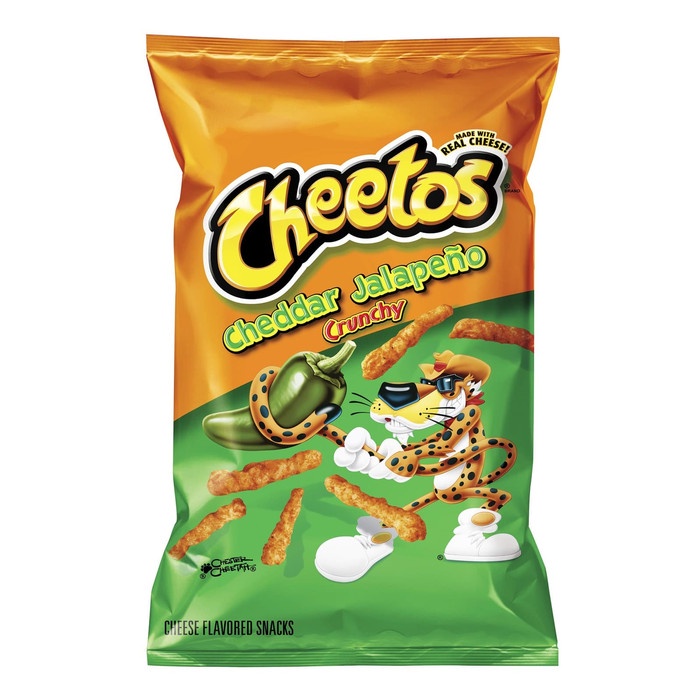 

TERBARU Cheetos Cheese Flavoured Snacks - Cheddar Jalapeno (Crunchy) 226.8g