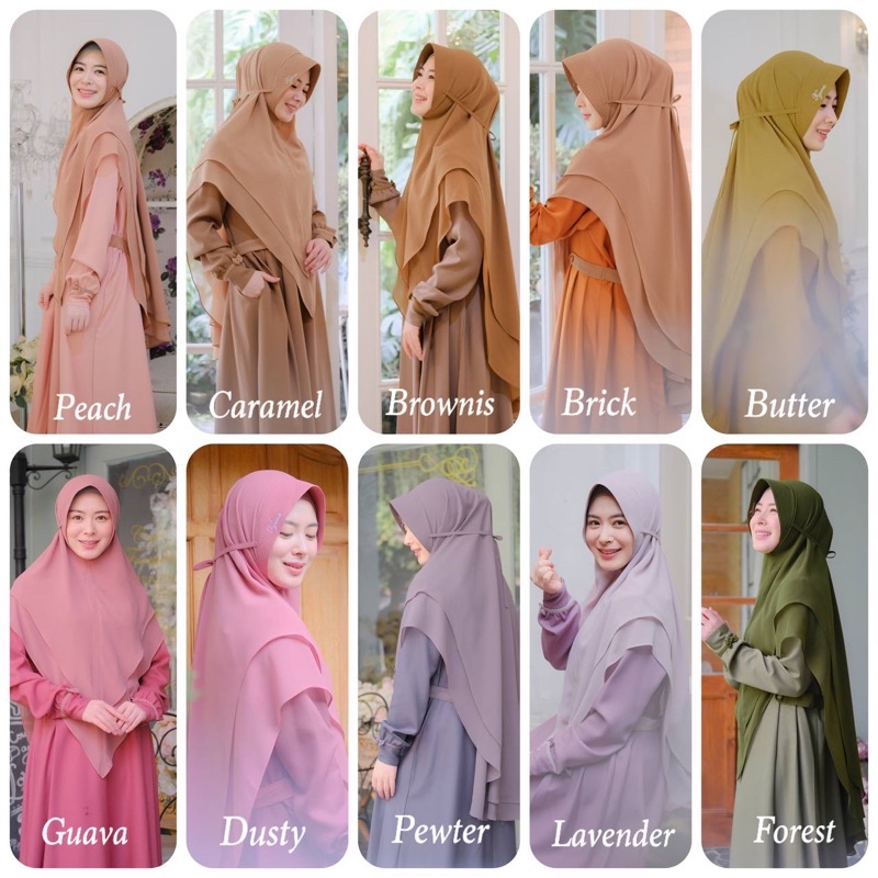 Chana Dress by Kyana / gamis ori / gamis syari / gamis set khimar