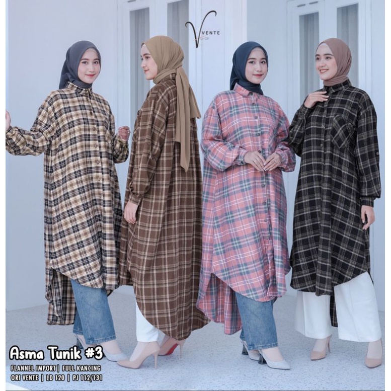 TUNIK ASMA LD 120 PJ 131 FLANEL IMPORT