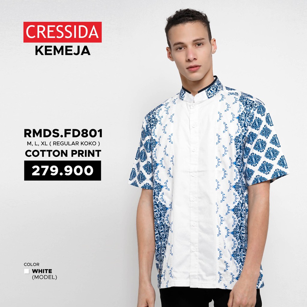 KEMEJA KOKO PRIA CRESSIDA. RMDS.FD801