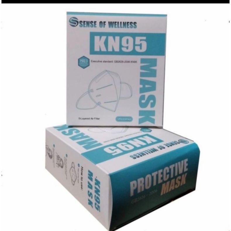 Masker KN95 sense of wellness isi 20 pcs