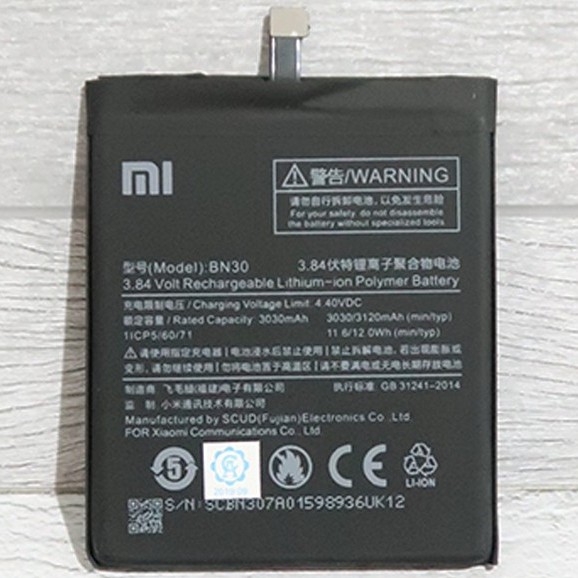 XIAOMI BATRE / BATRAI / BATTERY BN30 / REDMI 4A