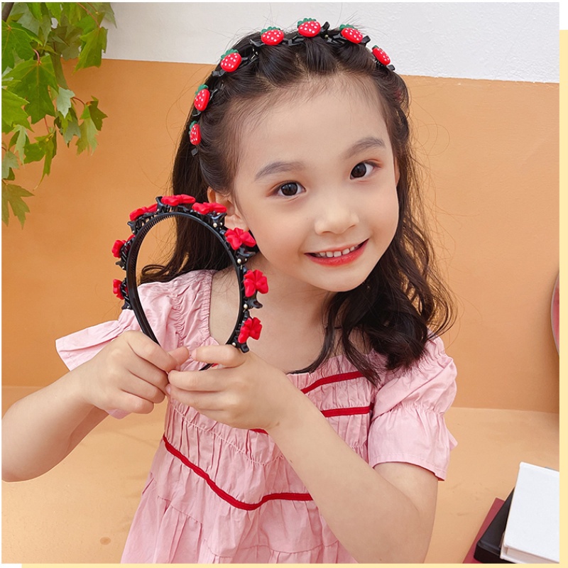 Pola Kartun pentagram Lucu Bando Bunga daisy Kecil lady's Korea Anak Hiasan Rambut