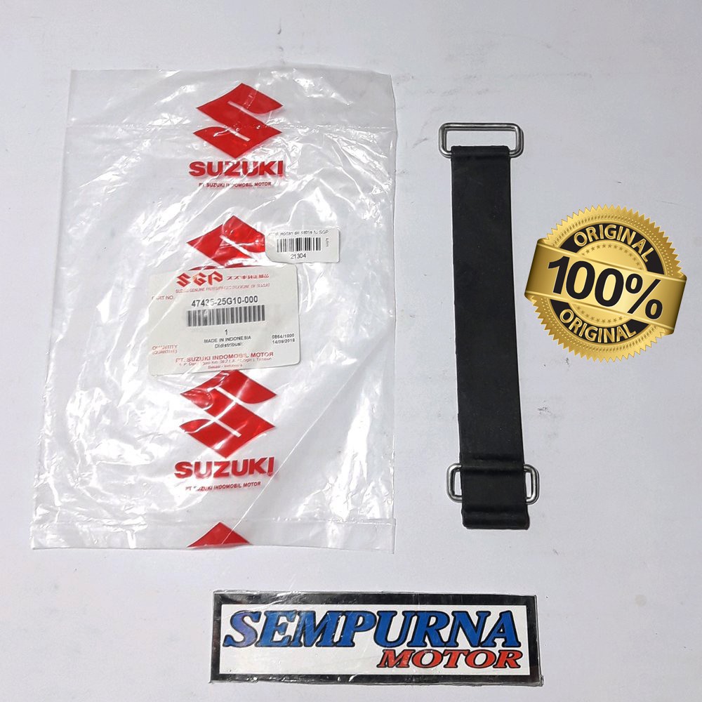 47435-25G10-000 Karet Aki atau Jepitan Aki Smash - Satria 100% Original Suzuki Asli Ori SGP