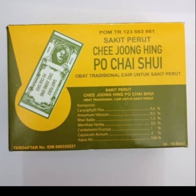 

promo Chee Joong Hing Po Chai Shui - Obat Pereda Sakit Perut, Mual, Muntah