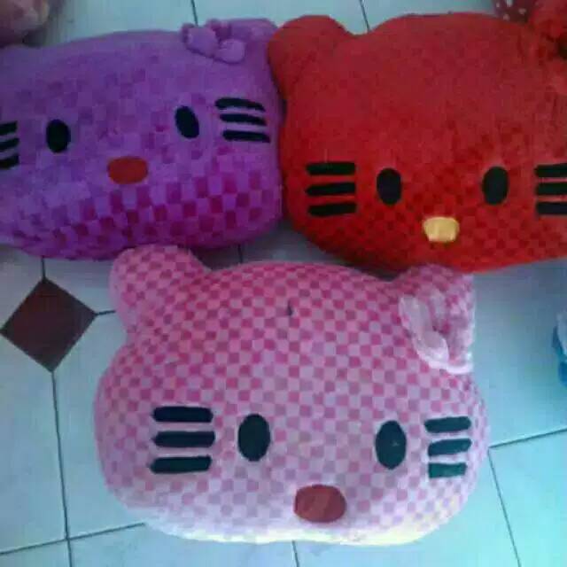 Bantal bulu kepala karakter size:XL