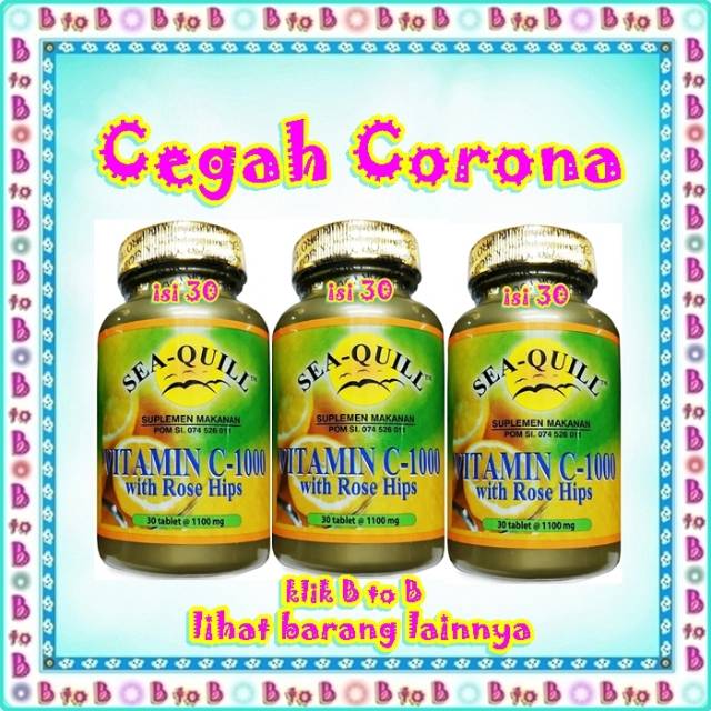 Sea Quill Vitamin C 1000 - Sea Quill Vitamin C - Vitamin C - Grosir Sea Quill - Stamina - SeaQuill