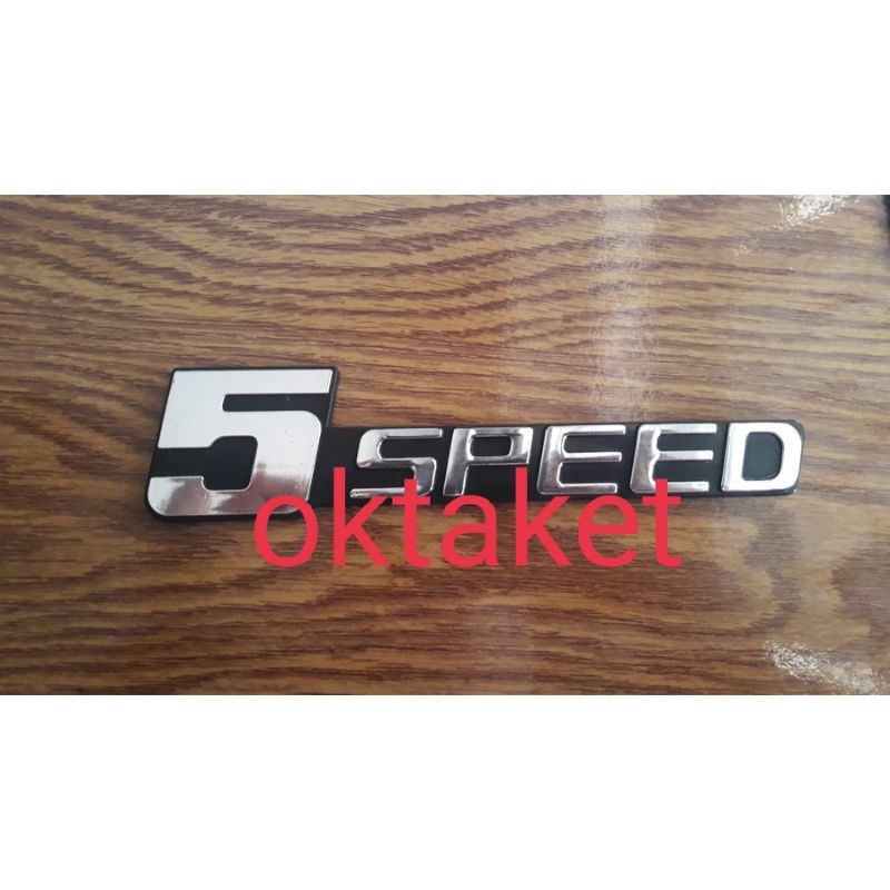 emblem 5 speed daihatsu Taft F70 mobil universal