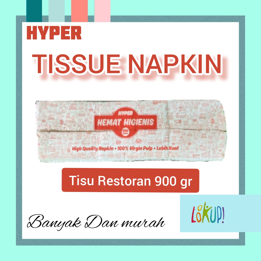 Tissue Napkin Hyper 900 gram / Tisu Napkin Hyper 900 gr / Tissue Restoran