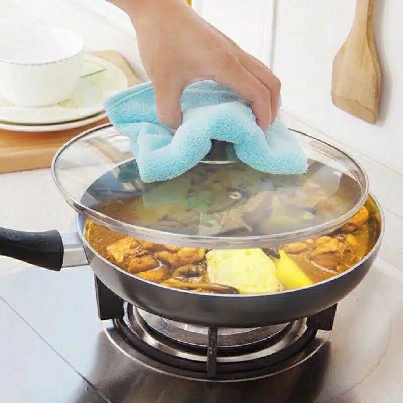 kain lap Gantung motif microfiber kain lap dapur