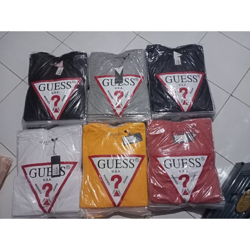 KAOS GUESS PRIA ORIGINAL PREMIUM