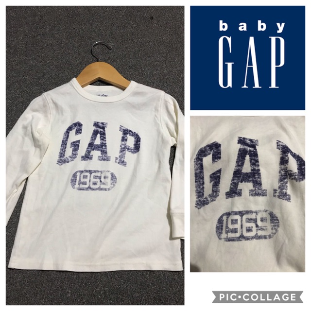 Baby Gap Long Sleeve Tee/ baby gap tee/ kaos baby gap