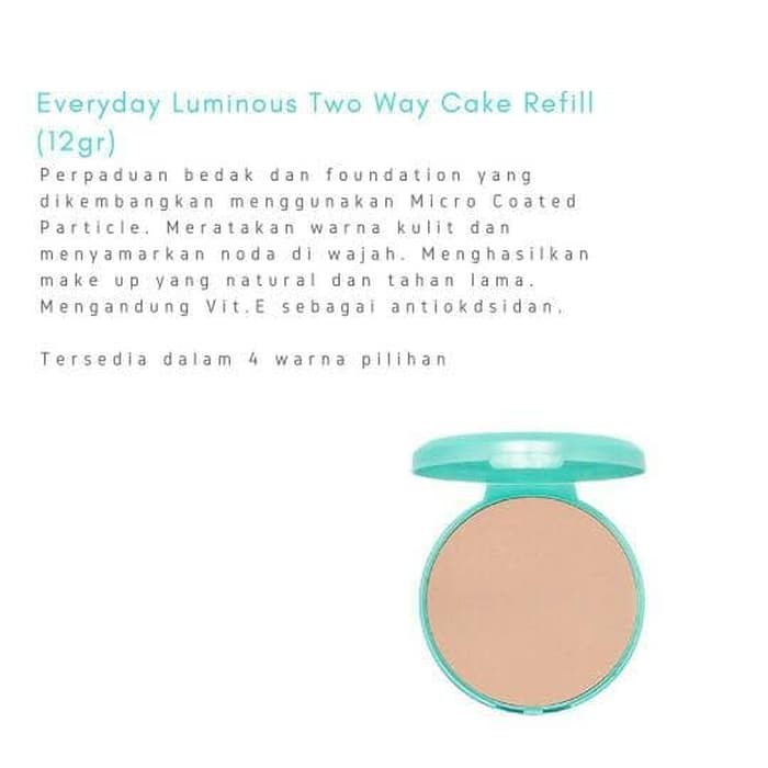 Wardah Refill Luminous TwoWayCake / Refill Luminous TwoWayCake Wardah