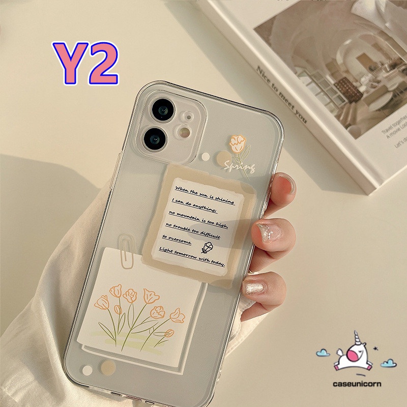 IPHONE Floral Summer Case Kompatibel Untuk Iphone6 6s 7 8 Plus 14 11 12 13 Pro MAX X XR XS MAX SE 2020bunga Segar Memo Transparan Bening Lembut TPU Back Cover Flower Casing