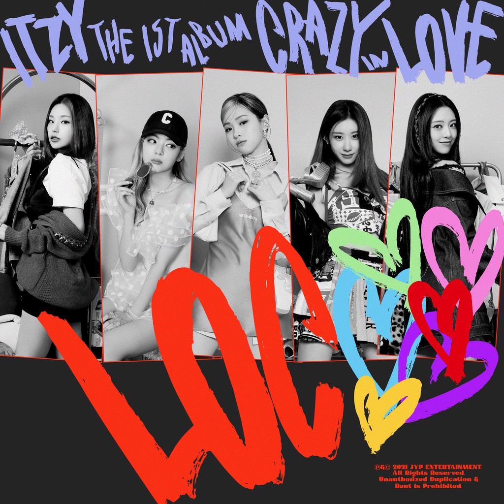 [harga set] ITZY - photocard [CRAZY IN LOVE]
