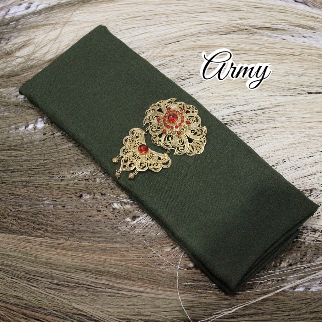 Selendang Sifon Hycon | Selendang Bali | Senteng-Army