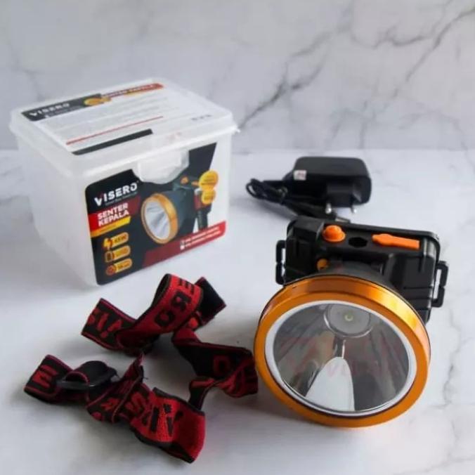 Senter Kepala 45WATT VISERO (WARNA PUTIH) btelekr33 Murah